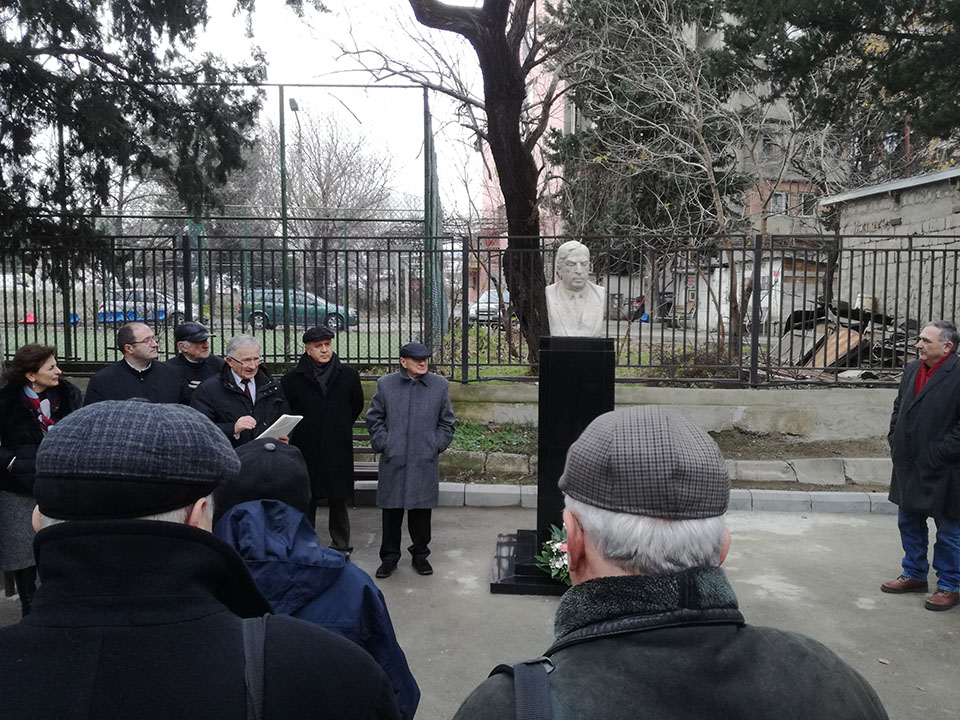 აკადემიკოს ნიკო მუსხელიშვილის ბიუსტის გახსნა სტუ-ს ნიკო მუსხელიშვილის სახელობის გამოთვლითი მათემატიკის ინსტიტუტში