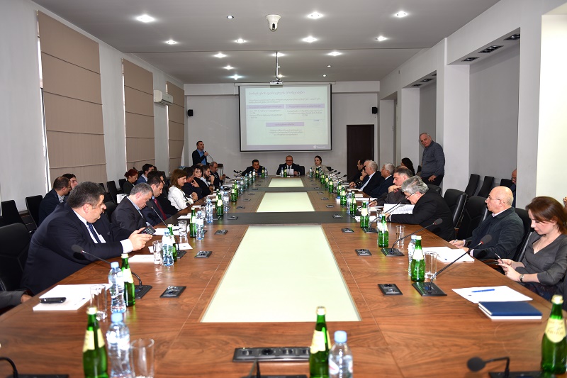 რექტორთა საბჭოს სხდომა საქართველოს ტექნიკურ უნივერსიტეტში