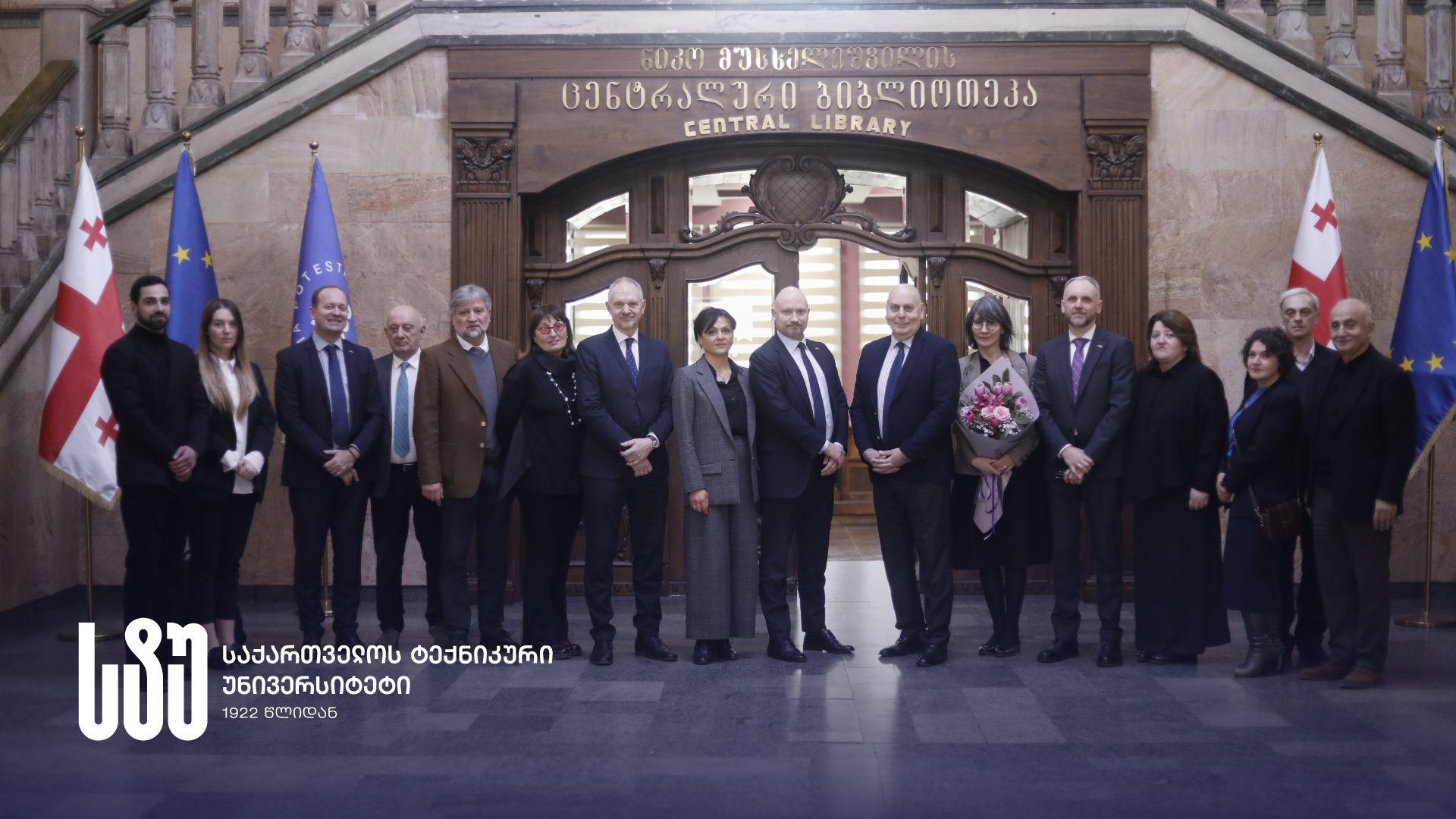 The Rector of GTU, Academician Davit Gurgenidze met with the delegation of the Seimas of the Republic of Lithuania