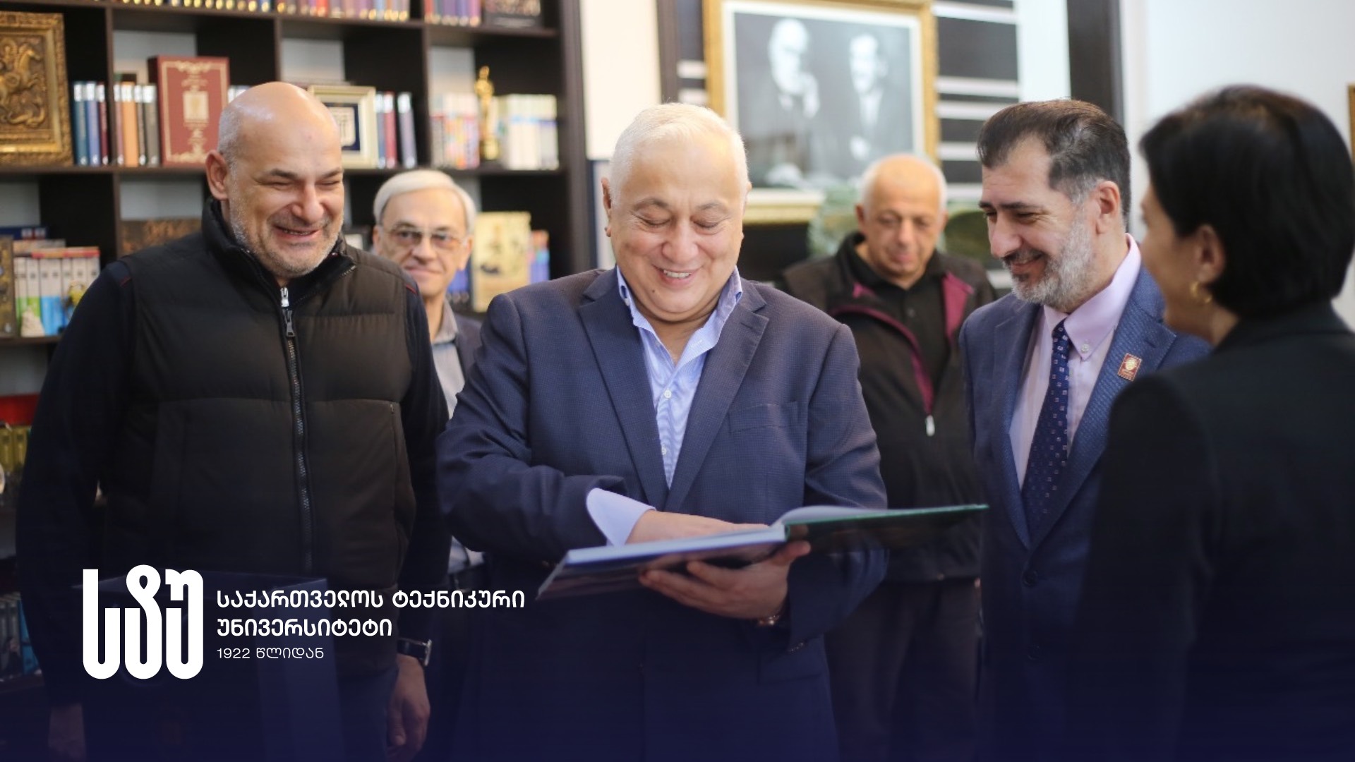სტუ-ის რექტორი, აკადემიკოსი დავით გურგენიძე საერთაშორისო სომელიეთა გილდიის პრეზიდენტს ჯოზეფ მილერს  შეხვდა