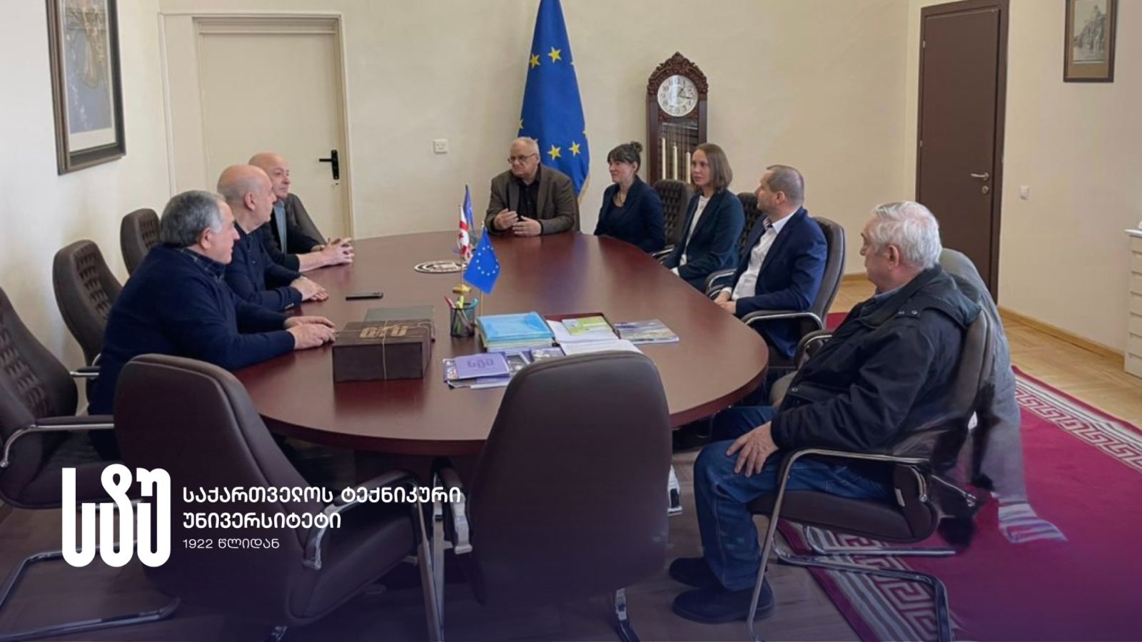 A Delegation From AGH University of Science and Technology in Krakow Is on a Working Visit to GTU