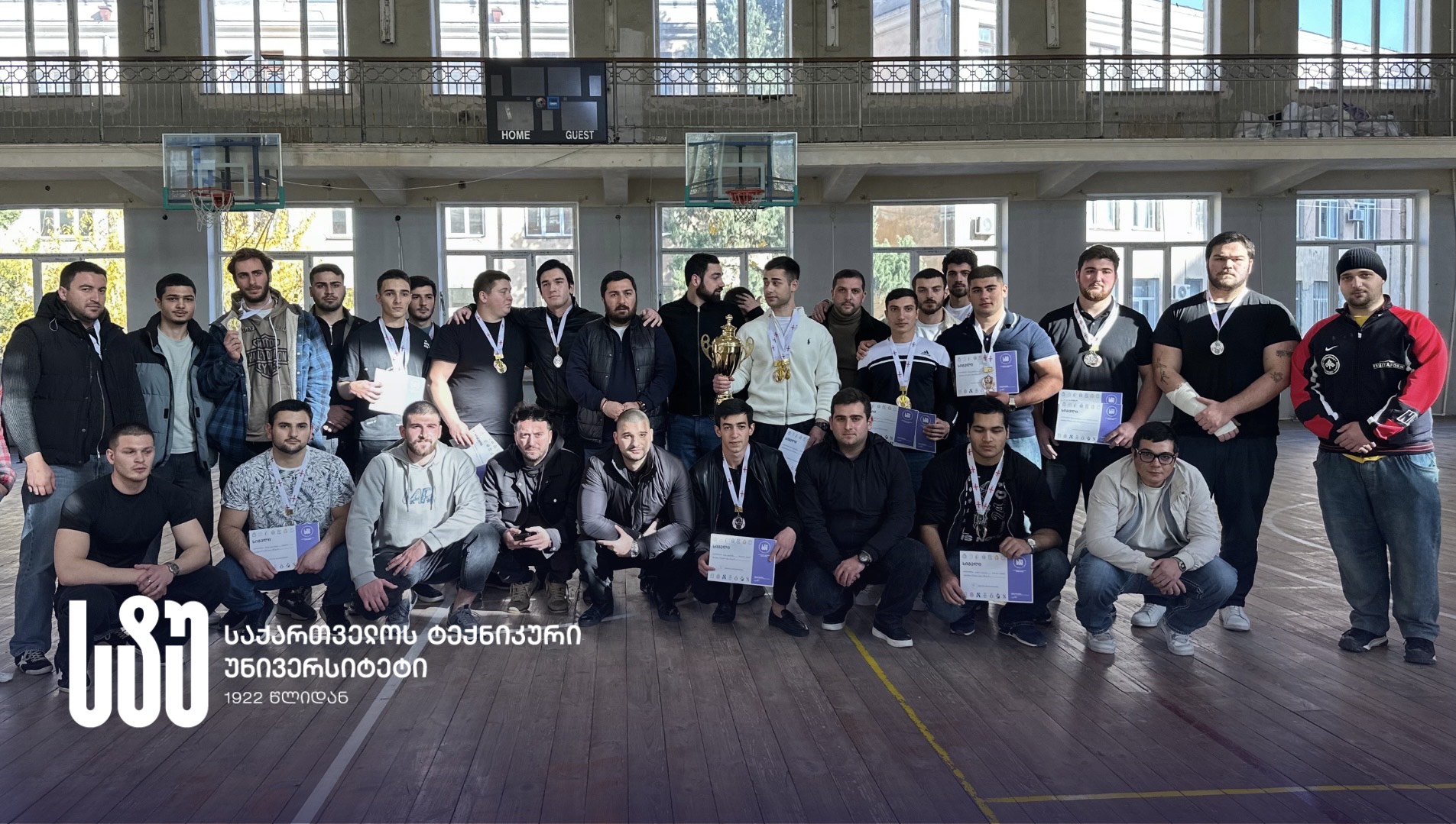 სტუ-ში მკლავჭიდის შიდა საუნივერსიტეტო ტურნირი გაიმართა 