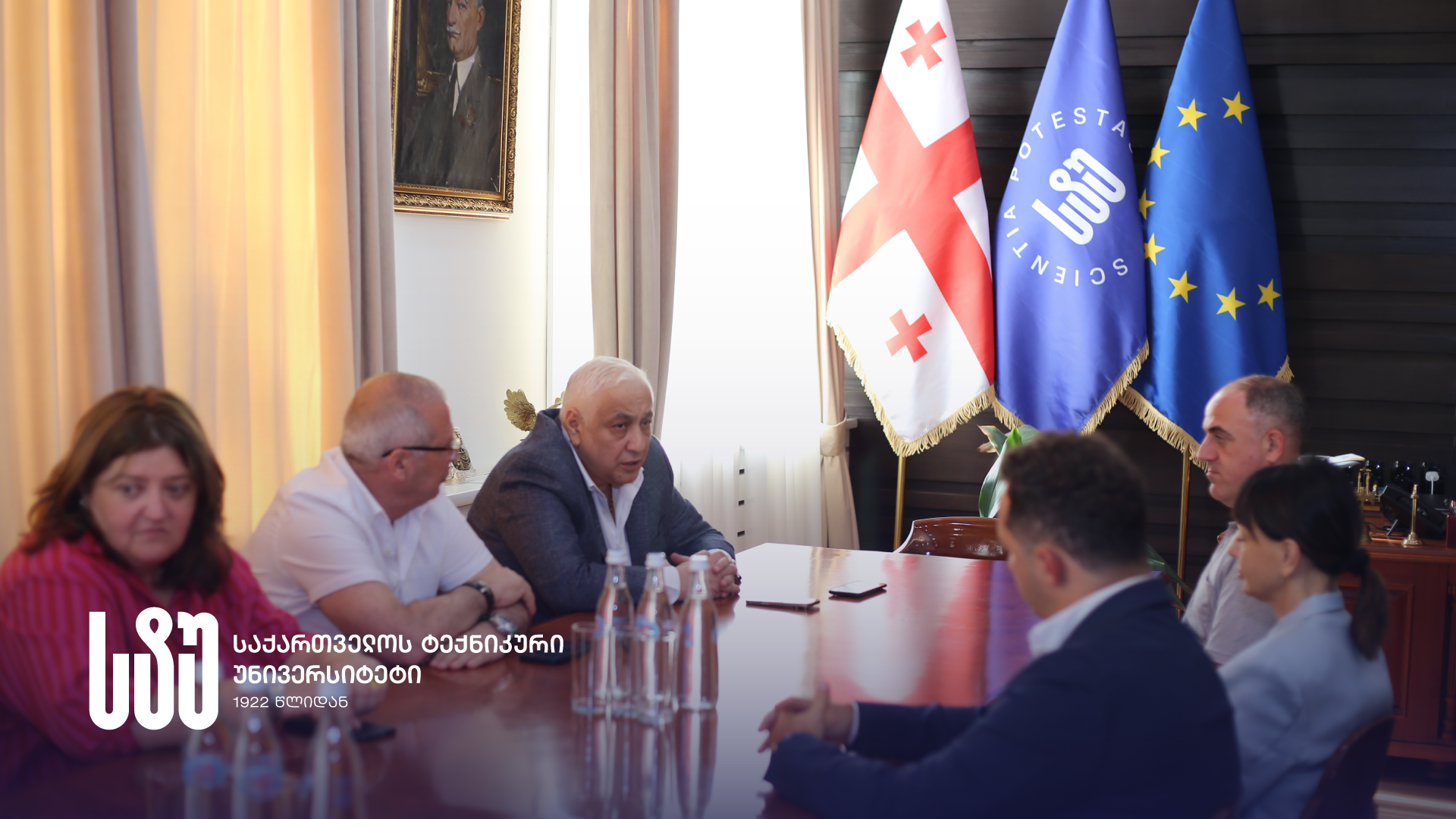 სტუ-ის რექტორი სემეკის თავმჯდომარესა და კომპანია „ჯივიპის“ დირექტორებს შეხვდა